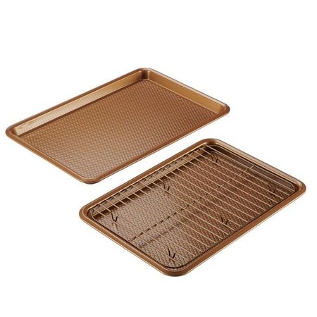 AYESHA CURRY Ayesha Curry 47072 Cookie Pan Set; Copper - 3 Piece 47072